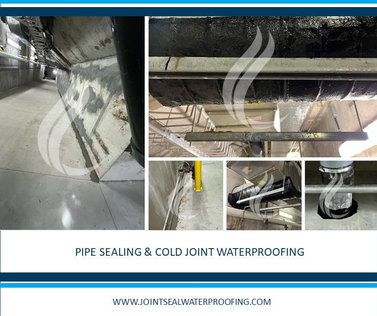 Cold Joint and Pipe Waterproofing at the Canadian Sport Institute of Ontario