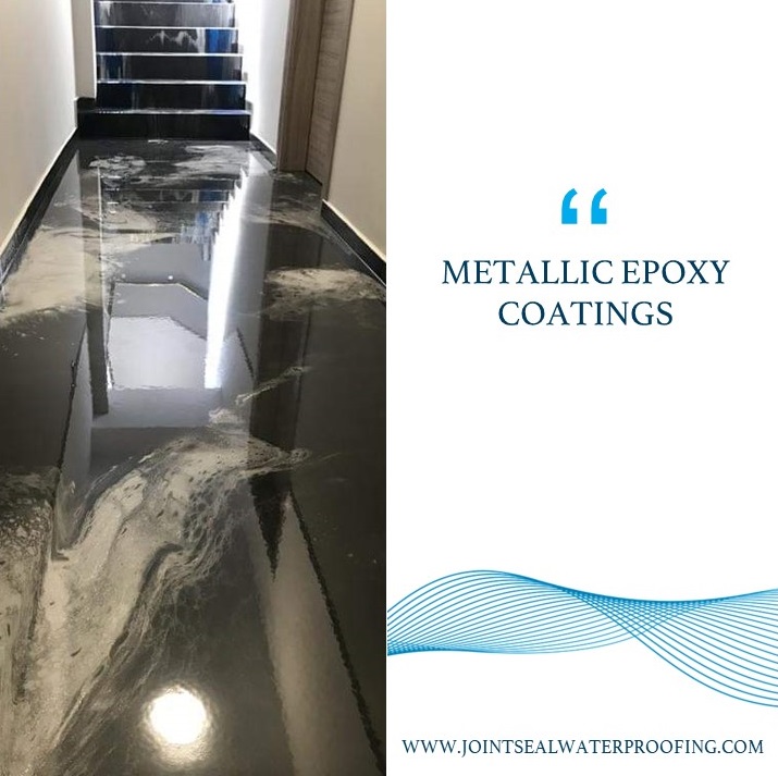 The Many Benefits of Metallic Epoxy Decorative Floor Coatings — Joint Seal Waterproofing project in Toronto & the GTA