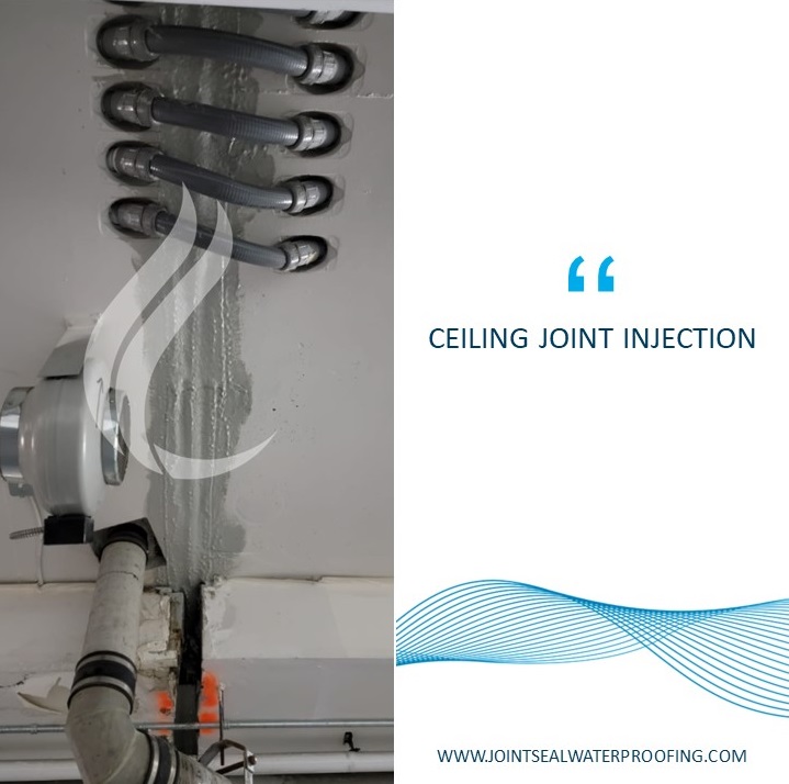 Ceiling Expansion Joint Injection – Lasting Waterproofing Results