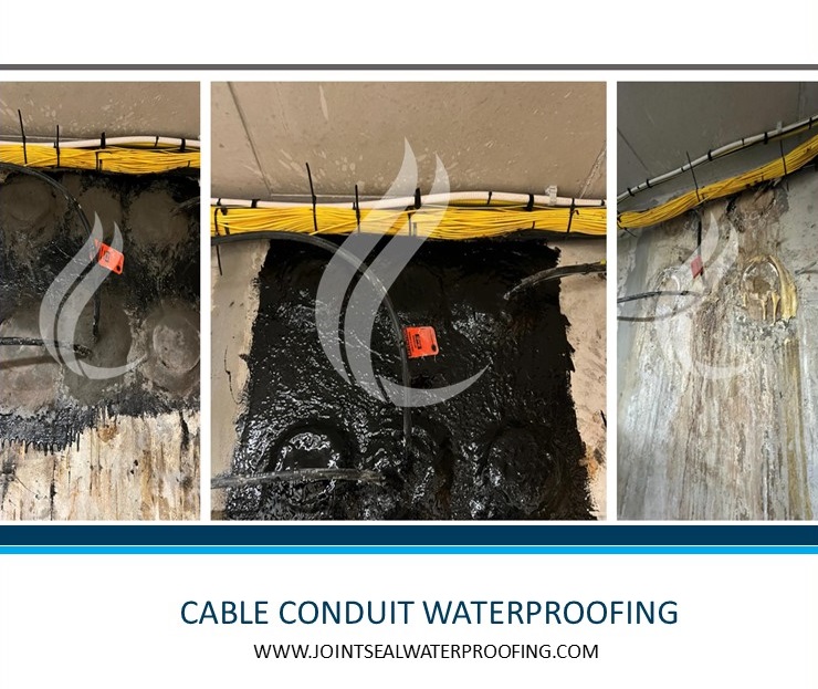 Waterproofing Cable Conduit Wall Penetrations