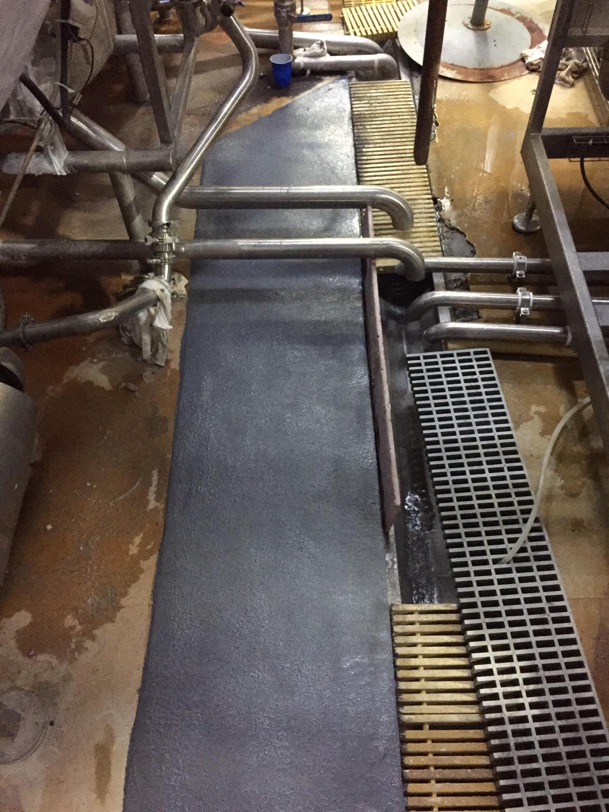Concrete Patching at a Food Processing Plant
